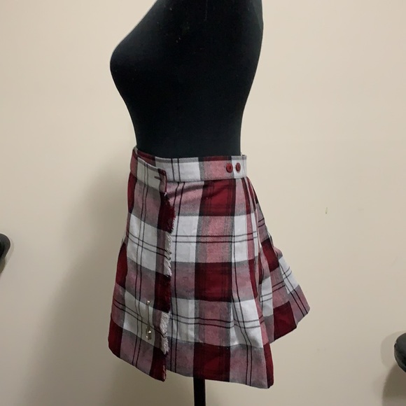 Halpern Canada Made Vintage  Mini  Kilt Y2k Skirt - Picture 4 of 9